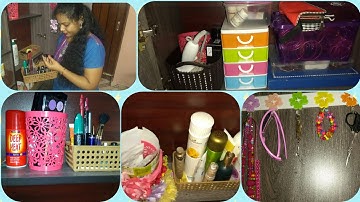My dressing table organization video
