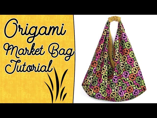 Handmade Origami Tote Bag Cotton Totes Japanese Style 