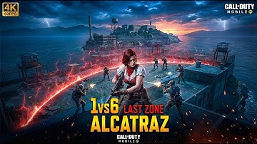Cod mobile Alcatraz gameplay (1vs6) last zone