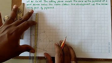 06 Development of lateral surfaces of a pentagonal pyramid