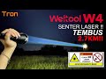 🔥SENTER LASER PALING TERANG DI DUNIA 2,7KM  - WELTOOL W4 560LM‼️