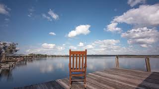 Beautiful Day on Lake Louisa Clermont Florida  Cloud Time Lapse Sony A7Riii