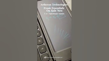 2 in 1 Digital Notepad + Calculator // Aetheron Technologies