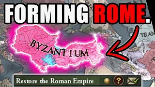 Only REAL EU4 players can form ROME as BYZANTIUM screenshot 2