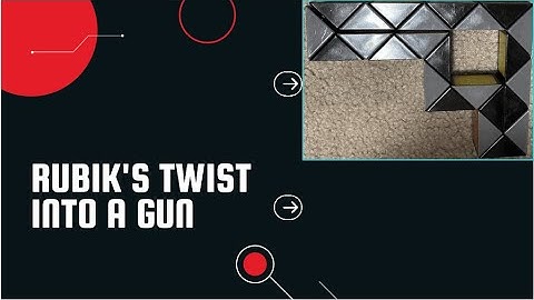 How to make a Gun with the Rubik’s Twist/Snake Cube (24 blocks)