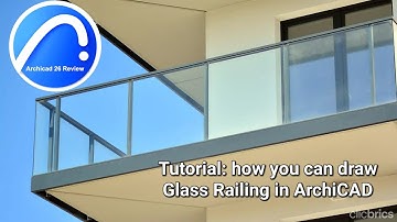 How to draw #Glass_Railing in ArchiCAD 23 || Eng. Dalton|| a G+2 Residential Building😊👌