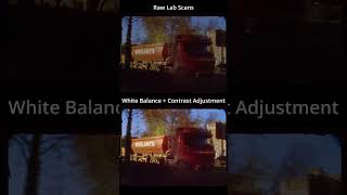 Super 8mm film - Before and after of contrast and white balance edits - Zenit Quarz 1x8S2 Kodak 500T
