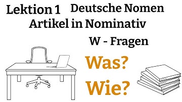 Luyện nghe nói A1 | Bài 1| Quán từ tiếng đức Nominativ | Cách hỏi& nói về đồ vật | Mít học tiếng đức