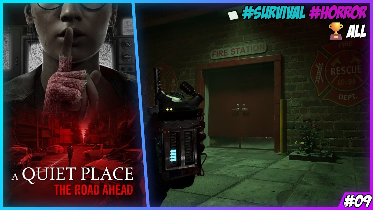 A Quiet Place | Let's Play Horror | E09 | The Fire Station | Only. A. Few. More. Steps!