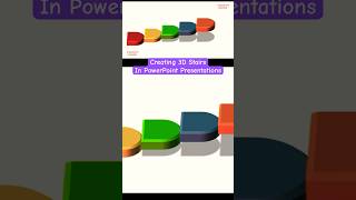 How to Create 3D Stairs in PowerPoint Presentations. Cool Animations &amp; Effects Tutorials #shorts