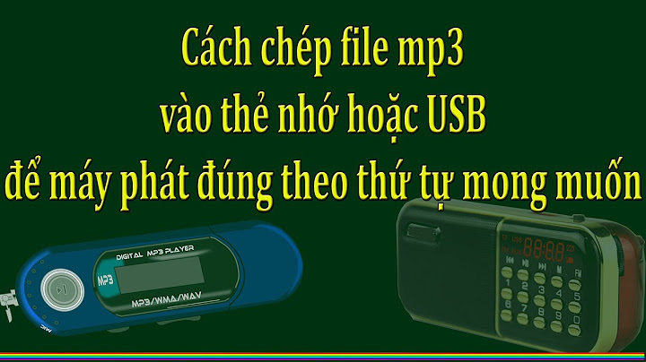 Cách tải nhạc vào thẻ nhớ qua máy tính