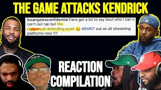 THE GAME GOES OFF ON KENDRICK LAMAR FOR STAYING QUIET | REACTION COMPILATION