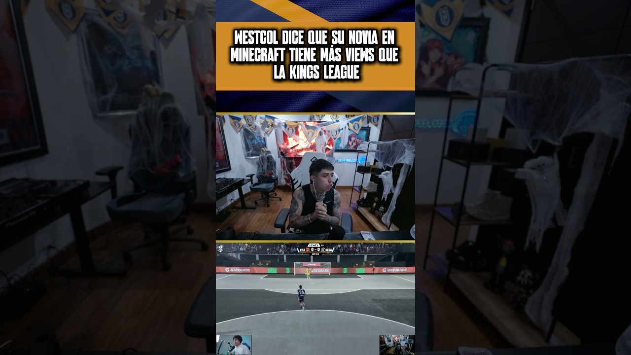 WEESTCOL DICE QUE SU NOVIA EN MINECRAFT TIENE MÁS VIEWS QUE LA KINGS LEAGUE 