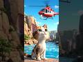 Tiny Kitten Rescue by Hero Helicopter 🚁🐱 | Emotional Kids Cartoon Short | Cat Rescue Story