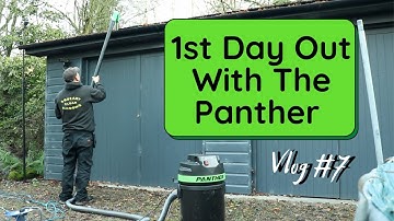 1st Day Out With The Panther Gutter Vacuum Vlog 7