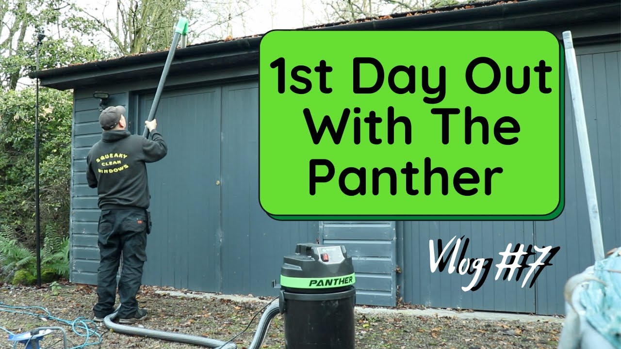 1st Day Out With The Panther Gutter Vacuum Vlog 7
