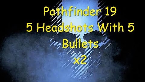 Ghost Recon Breakpoint : Pathfinder Rank 19 : 5 Headshots With 5 Bullets x2