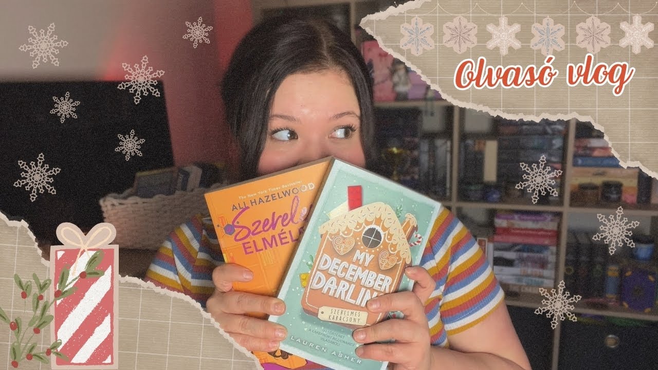 téli olvasó vlog ❄️ Lábaljunk ki az olvasási válságból 📖 Ali Hazelwood 🧬 karácsonyi romantikus🎄