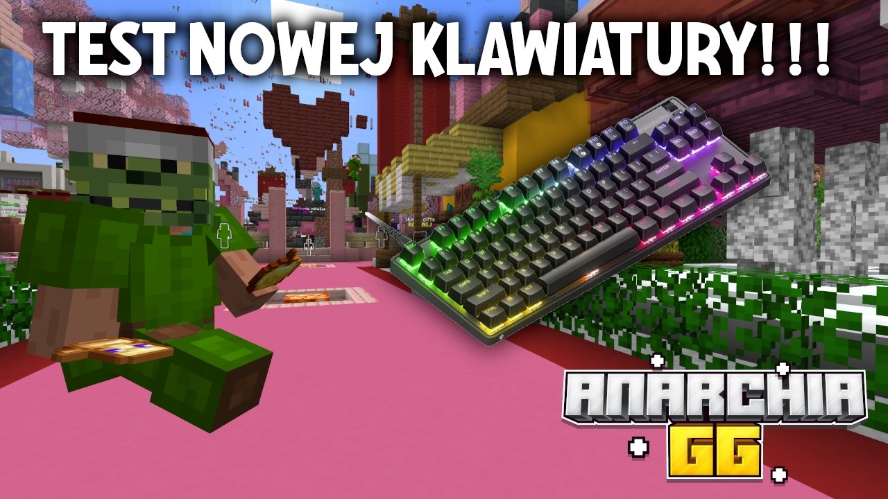 ⌨️Test Nowej Klawiatury za 500zł Na Lifesteal SMP (anarchia.gg)