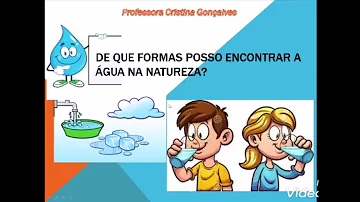 Quais os Estados que podemos encontrar a água?