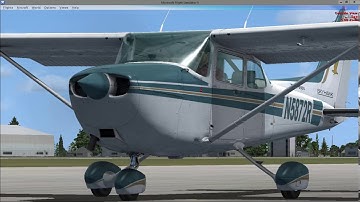 A2A c172 landing at KARA