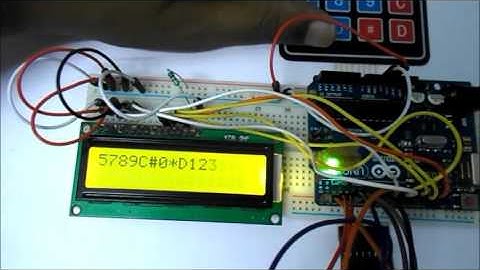 Keypad Interfacing with Arduino Uno