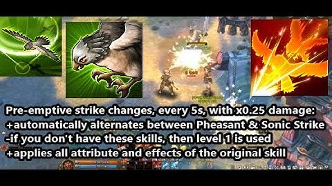 Quick Show: Falconer Changes - Tree of Savior