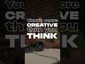 Give yourself space to be creative