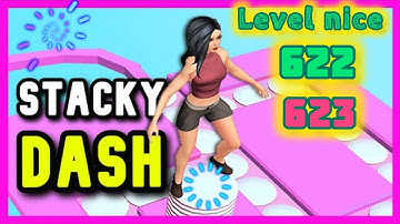 Stacky Dash - All Levels Gameplay Android,ios #622 #623 #mobilegameroom #stackydash #gameplay