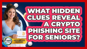 What Hidden Clues Reveal A Crypto Phishing Site For Seniors? - Crypto Simplified for Seniors