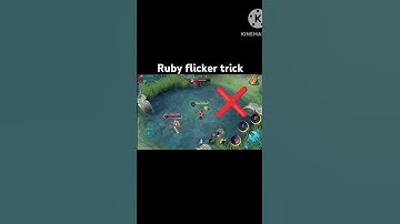 Ruby flicker trick,#Mobilelegends#Ruby#Tipsandtricks