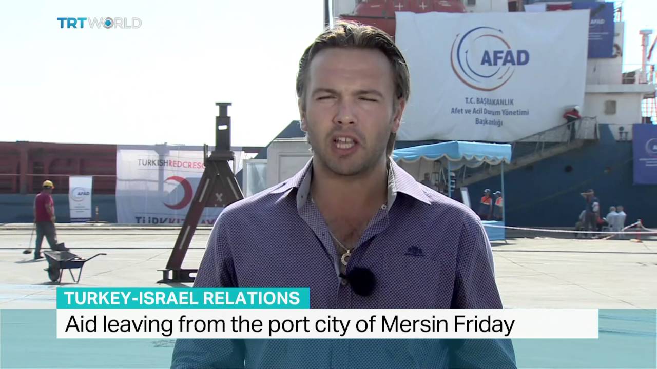 Turkey sending aid to the Gaza Strip, Ediz Tiyansan reports