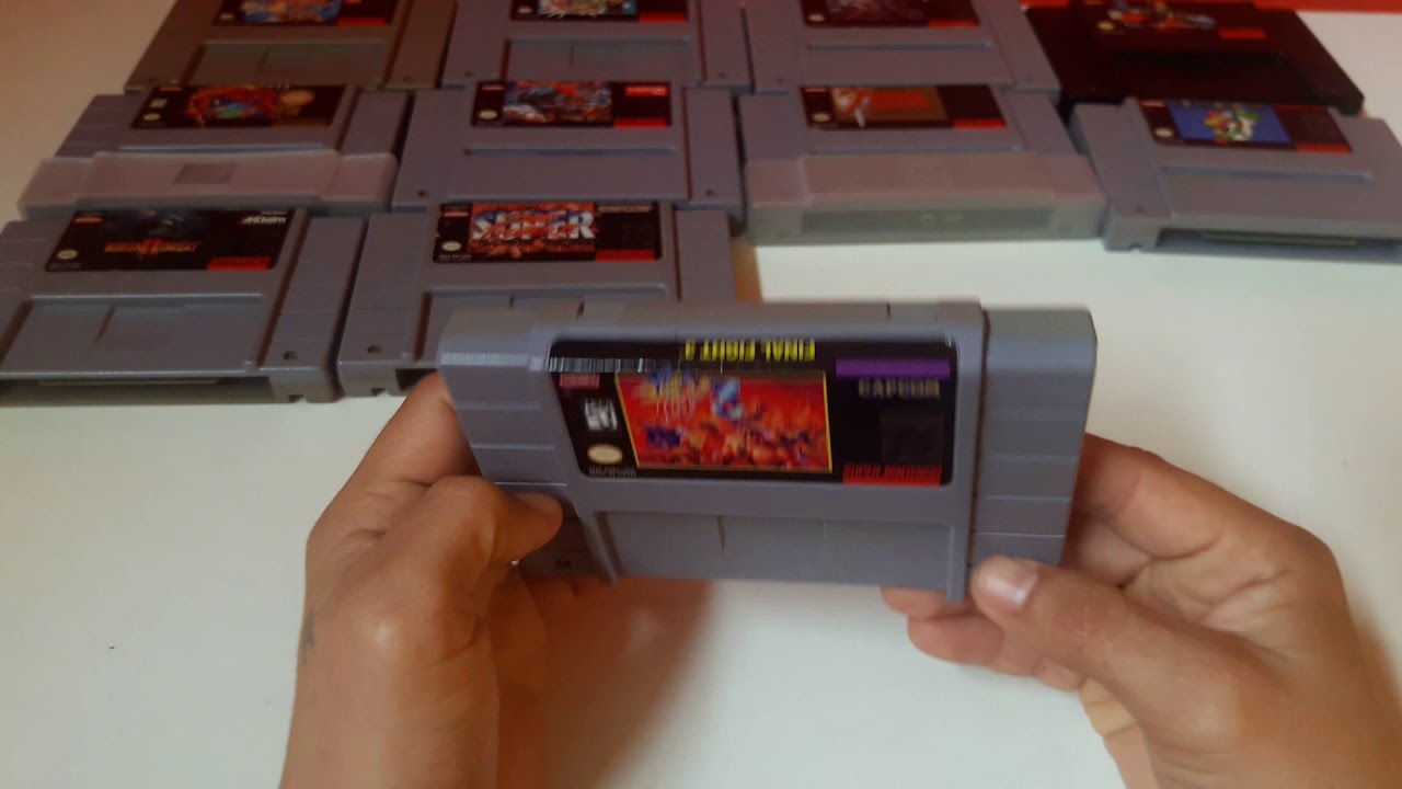 Mi coleccion de Juegos de Super Nintendo