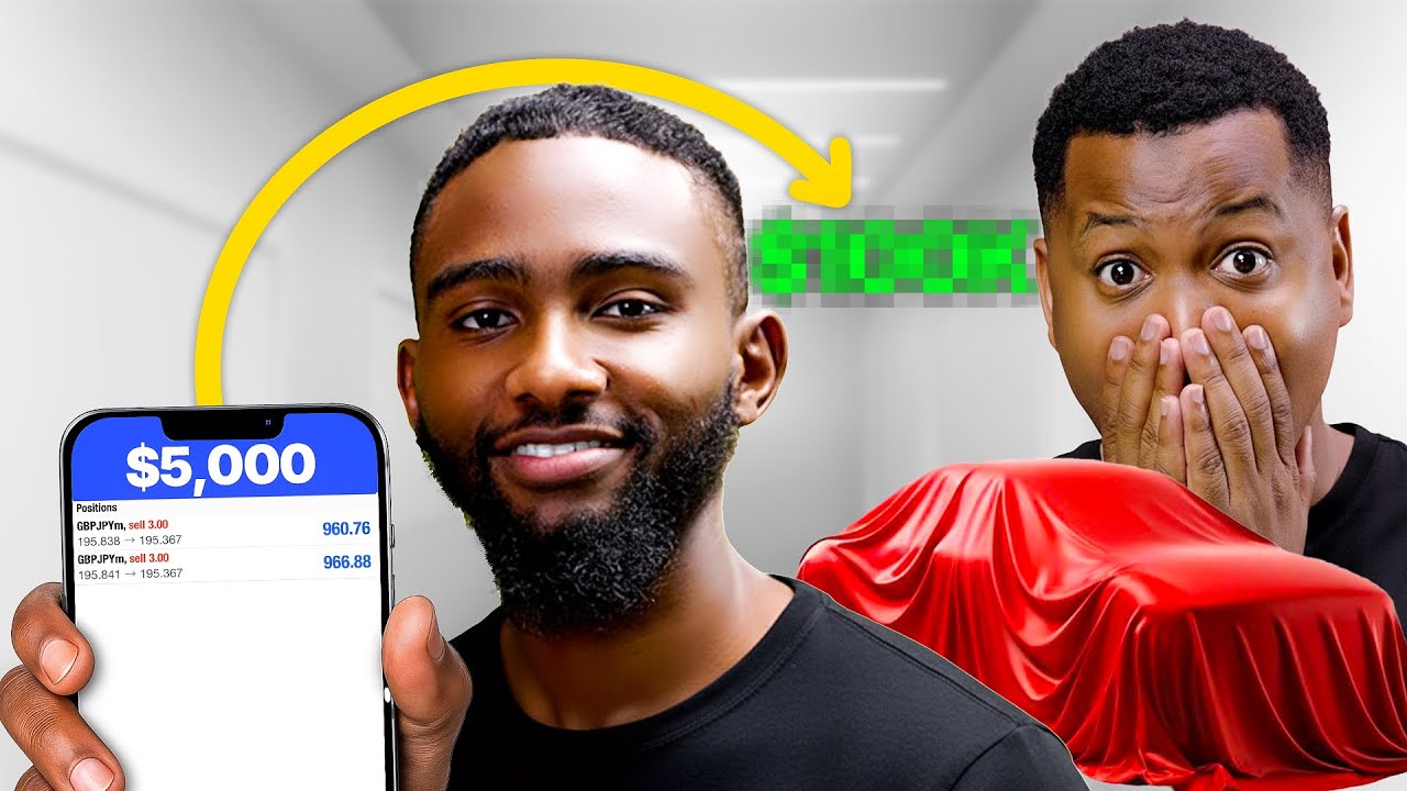 YOUNG FOREX MILLIONAIRE ! FLIPPING  $5,000 INTO A CAR!! AMIN FX 