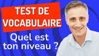 TEST DE NIVEAU ✅✅❌ | Quel est ton niveau de vocabulaire en français ?