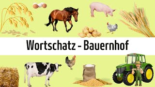 Deutsch lernen - Wortschatz: Bauernhof screenshot 3