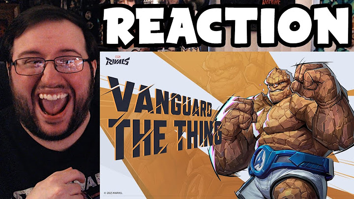 Gor's "Marvel Rivals - The Thing: You Know What Time It Is Character Reveal Trailer" REACTION
