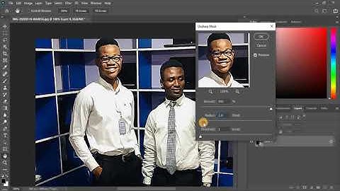Sharpen Images in Photoshop with Unsharp Mask