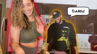 Wearing TikTok BUTT-LIFTING Leggings To Get Boyfriend's Reaction! *GETS EXCITED*