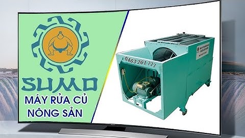 Máy rửa củ nông sản | Cung cấp máy rửa củ nghệ, củ gừng giá rẻ