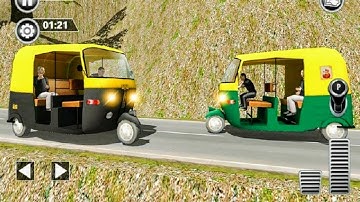 Tuk Tuk Hill Climbing 3d | Android Gameplay HD | Auto Rickshaw Games.
