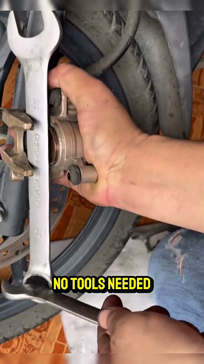 Quick Brake Caliper Hack: Compressing Pistons with Two Wrenches (No Special Tools Needed)
