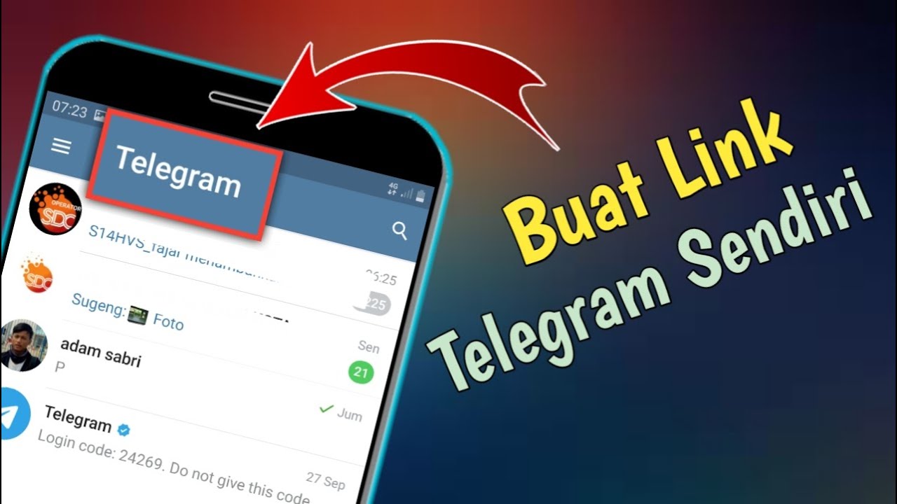 Cara Membuat Link Telegram Sendiri Di Hp Android Youtube