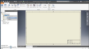 Changing Title Block, Sheet Format, and Border in Inventor