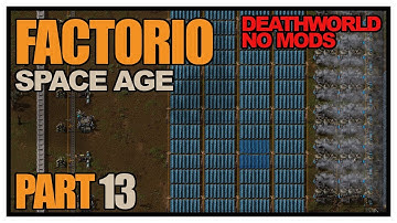 Factorio Space Age - Episode 13 - Solar power and more coal! (Deathworld, no mods)