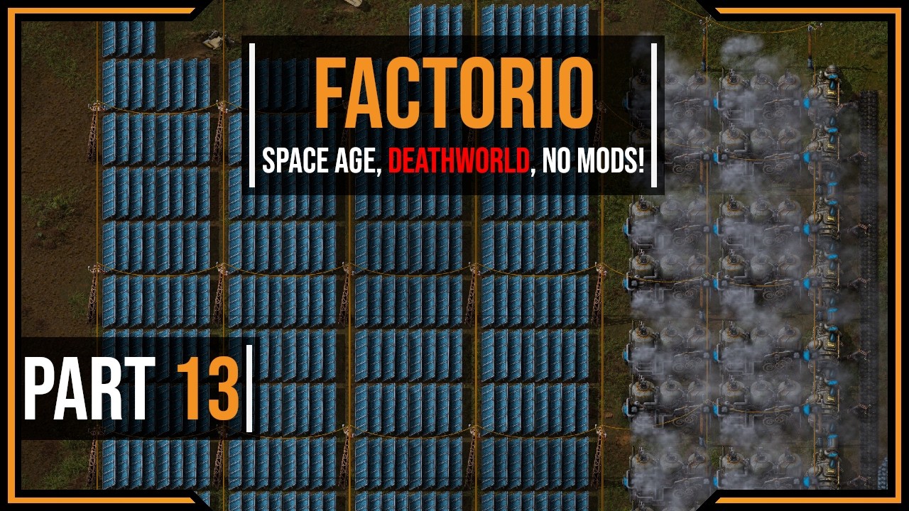 Factorio Space Age - Episode 13 - Solar power and more coal ...