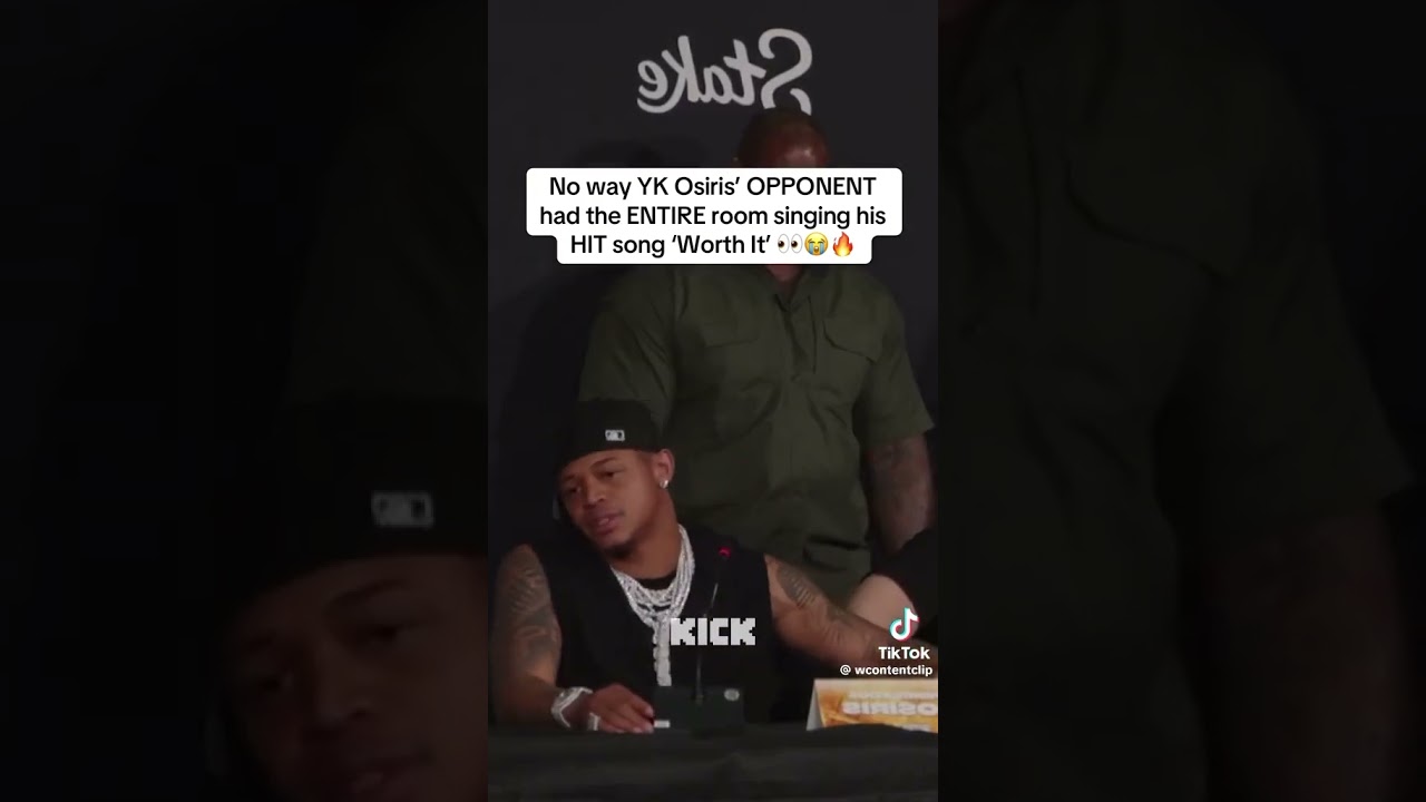 YK Osiris opponent has the crowd singing worth it😂