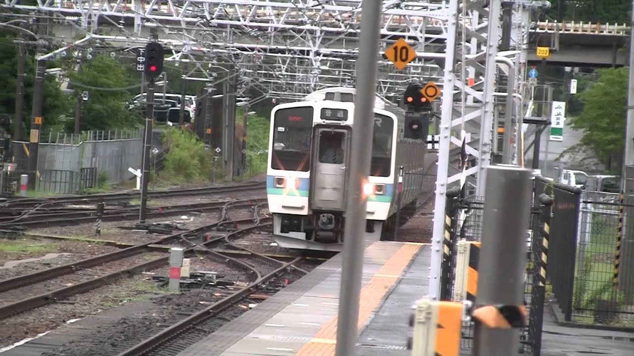 レア！！JR東日本長野色211系中津川駅に入線！！！
