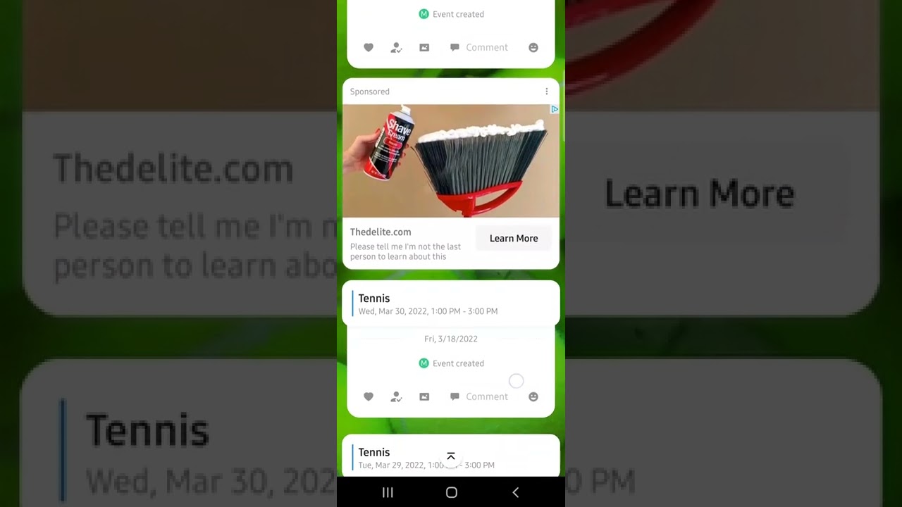 How to use TimeTree for DV tennis