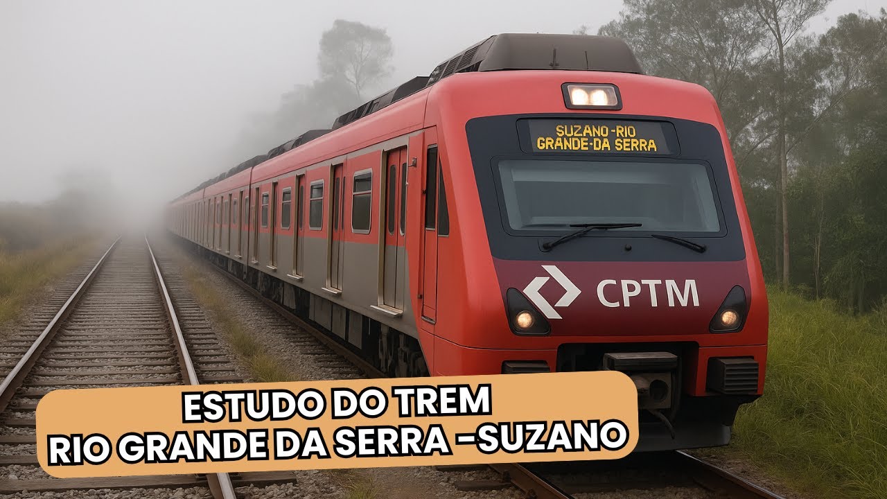 CPTM JÁ ESTUDOU TREM ENTRE SUZANO E RIO GRANDE DA SERRA